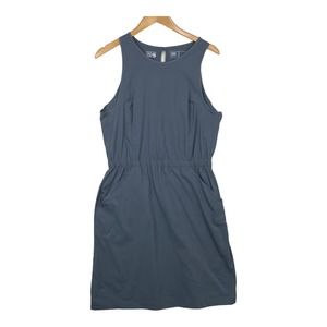 Mountain Hardwear Steel Gray Blue Activewear Tank Dress with Pockets Size Large